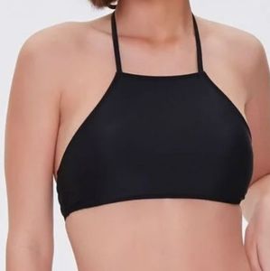 Forever 21 Halter Self Tie Bikini Top S